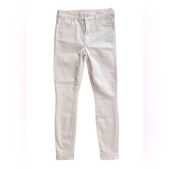 New With Tags Mother The Looker Ankle Jean Size 25 in cream puff 27.5” inseam - Picture 2 of 7